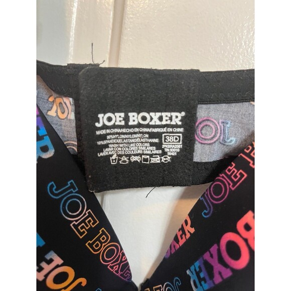 Joe Boxer Underwire Bra Size 38D Colorful Comfortable Supportive Excellent - Picture 3 of 3